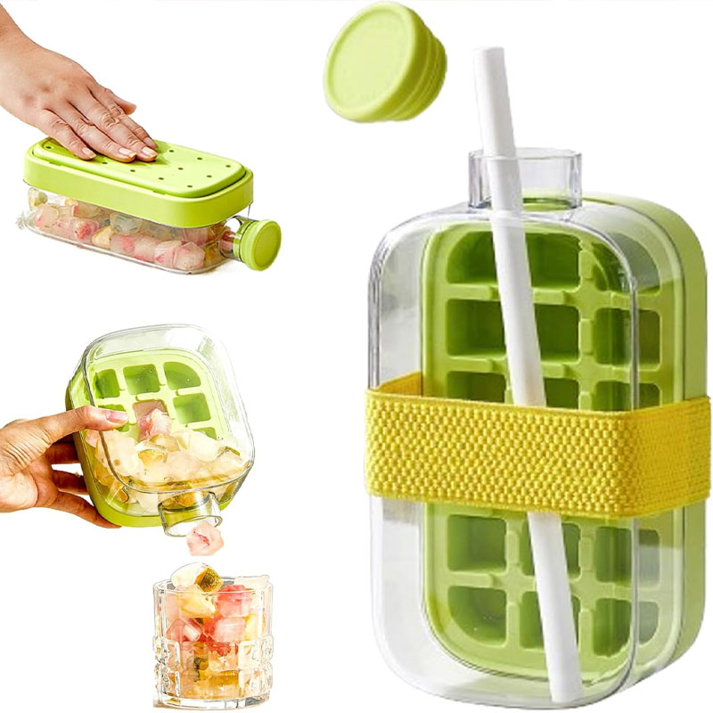 Reusable Bottle - 2 in 1 Press Type Cooling