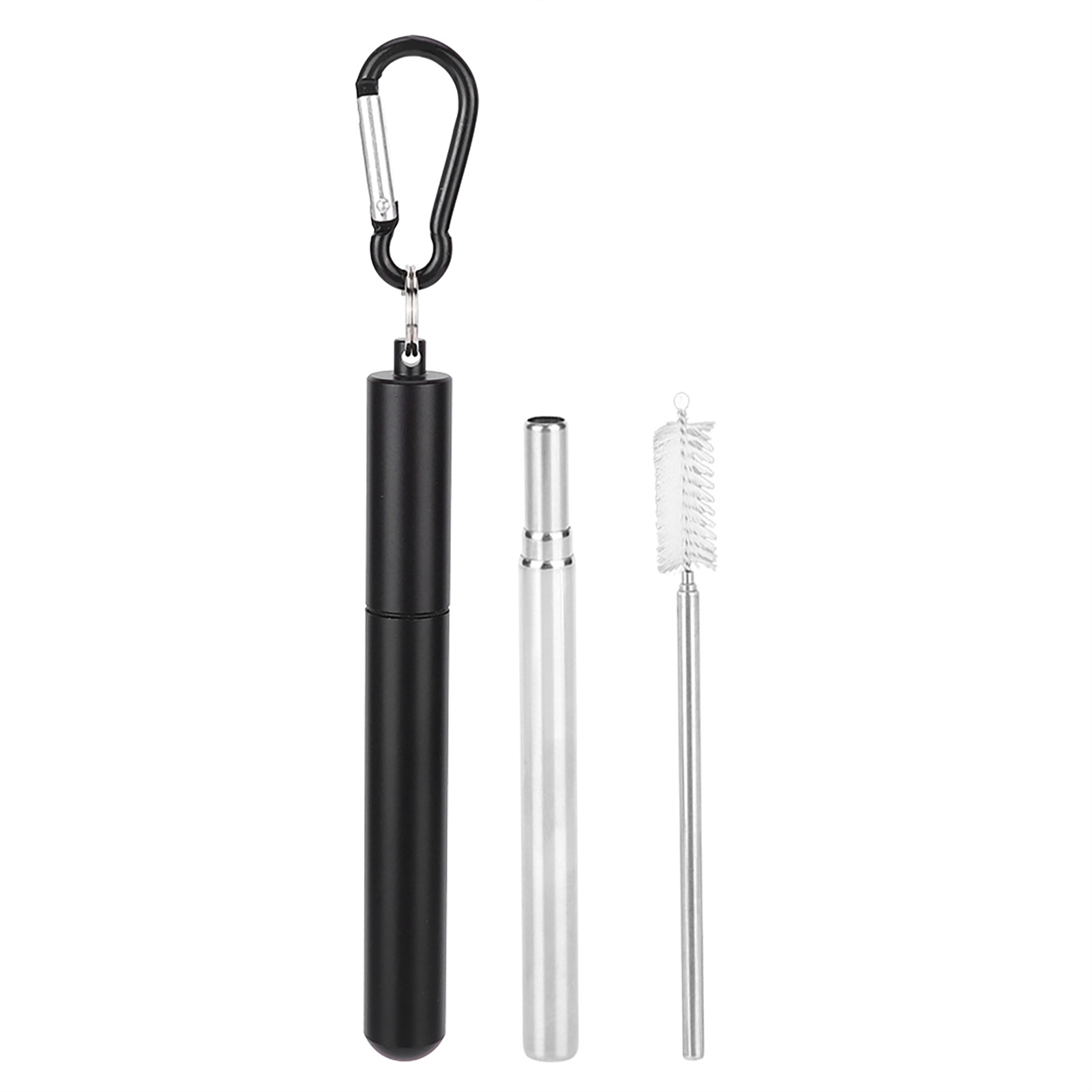 Reusable Straw - Portable Stainless Steel Telescopic Reusable Straw