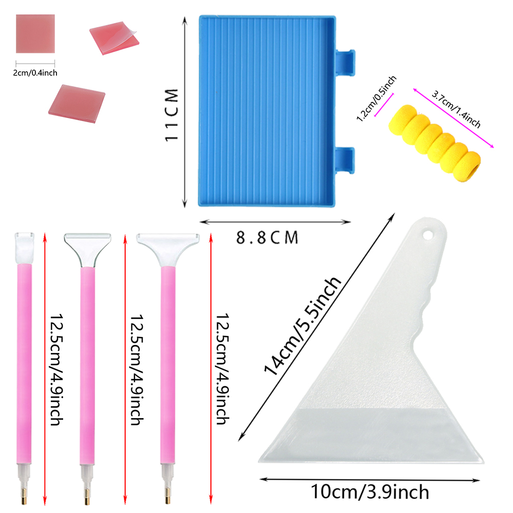 Diamond Painting Tools Kit wit - огляд і ціна Beeswax Wrap