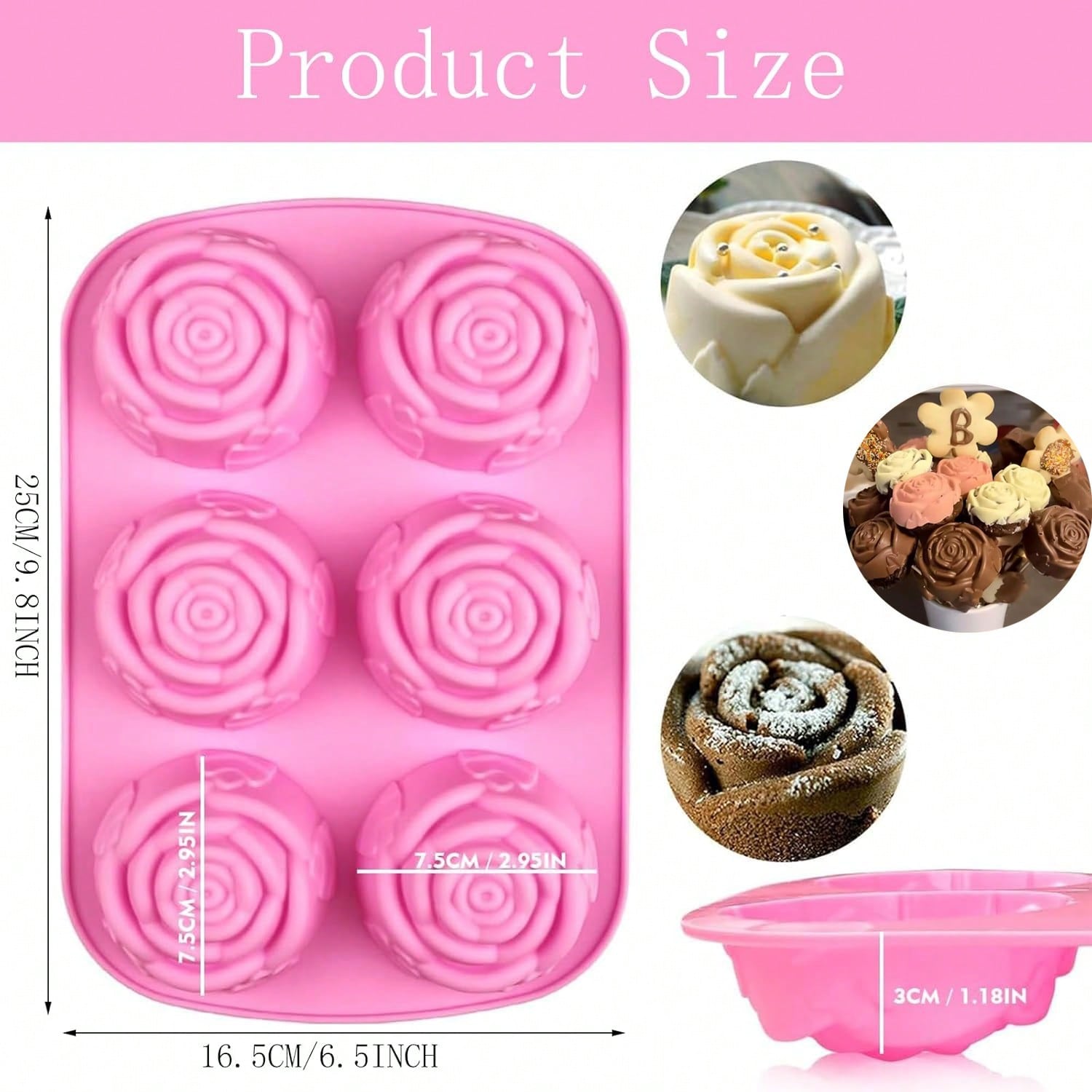 BAKER DEPOT Silicone Mold for  - огляд і ціна Eco Soap