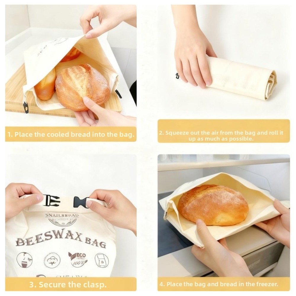 Reusable Beeswax Bread Bags Be - огляд і ціна Reusable Bag