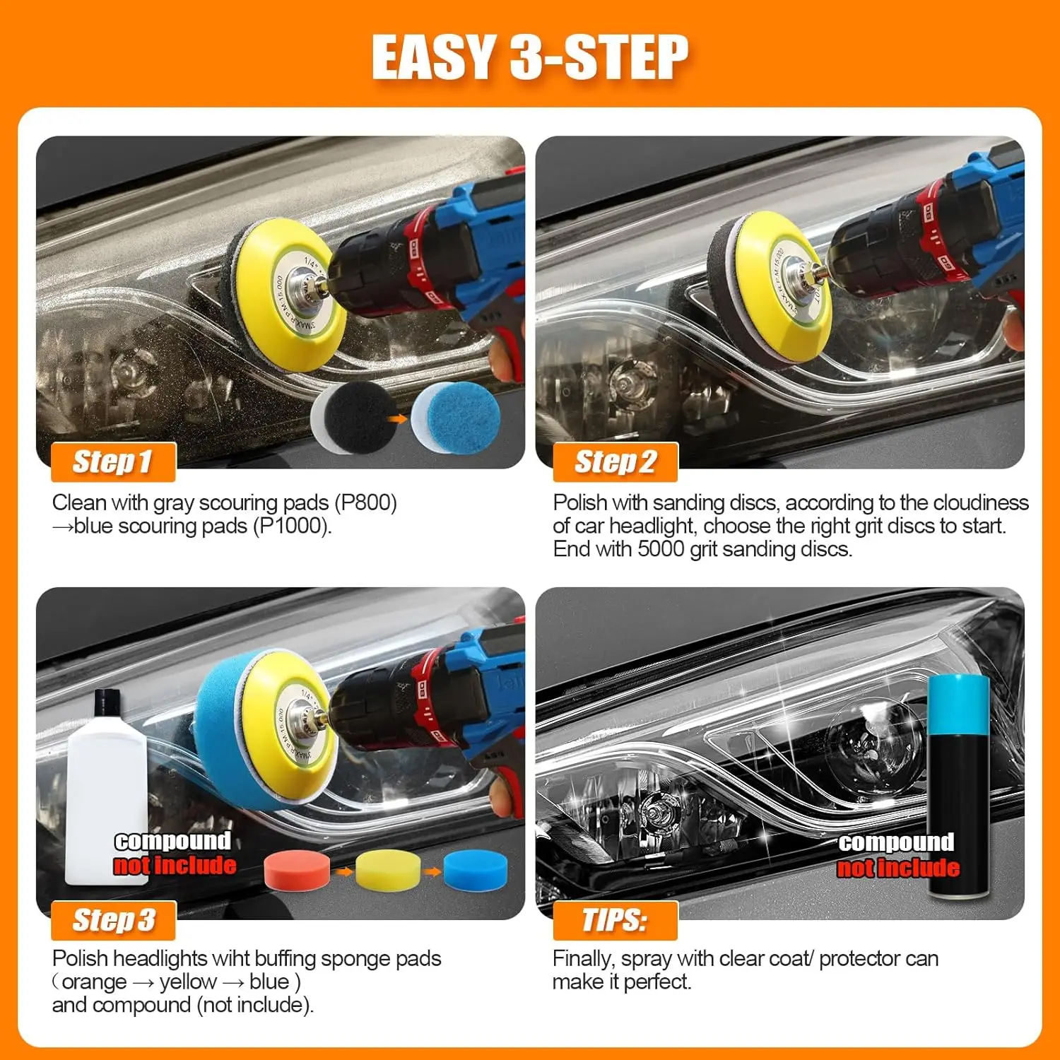 3 Inch Car Headlight Repair Ki - огляд і ціна Beeswax Wrap