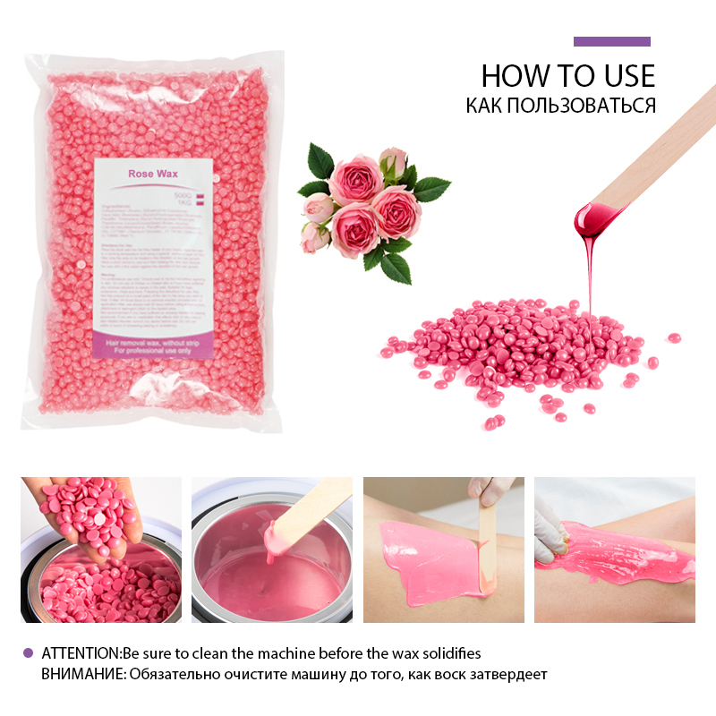 1000g Hot Film Painless Waxing - огляд і ціна Beeswax Wrap