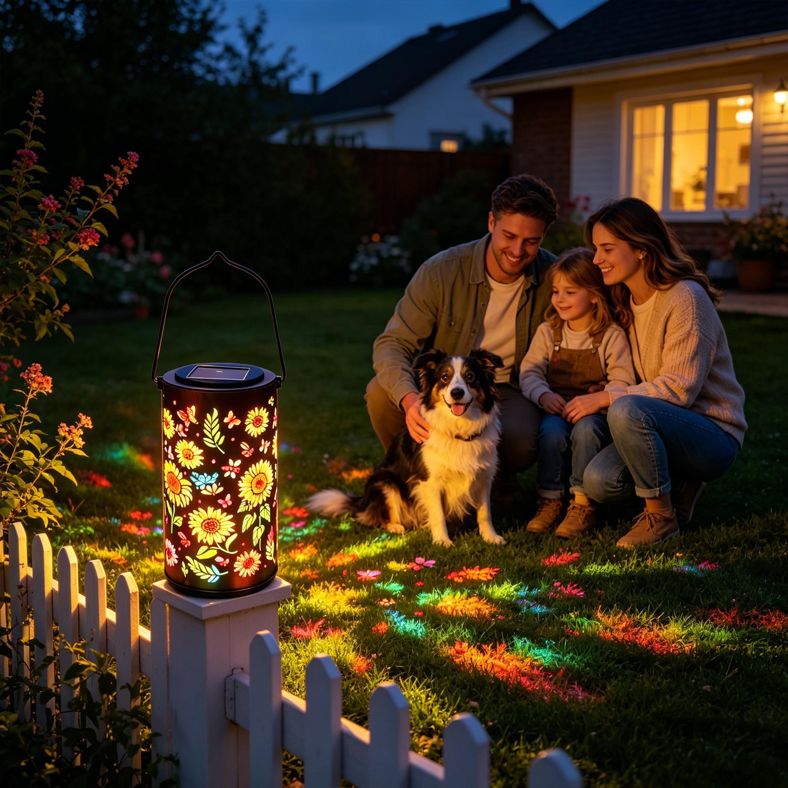 Sunflower Solar Lantern Weathe - огляд і ціна Solar Garden Light