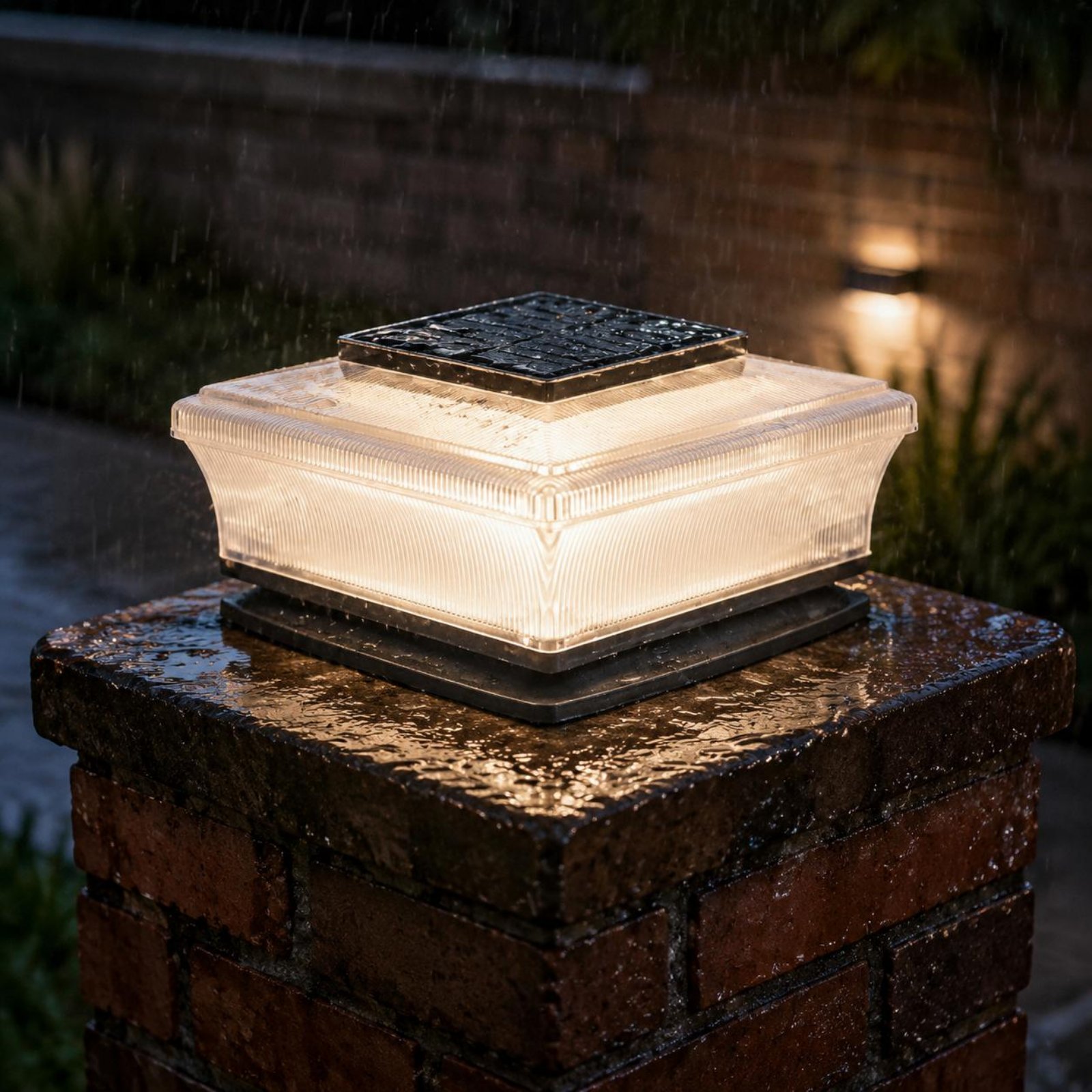 Solar Post Cap Light Wireless  - огляд і ціна Solar Garden Light