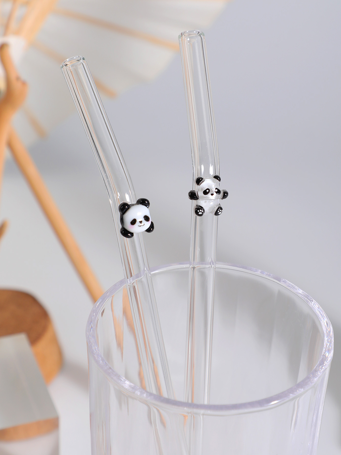 4/7PCS Panda Design Reusable B - огляд і ціна Reusable Straw