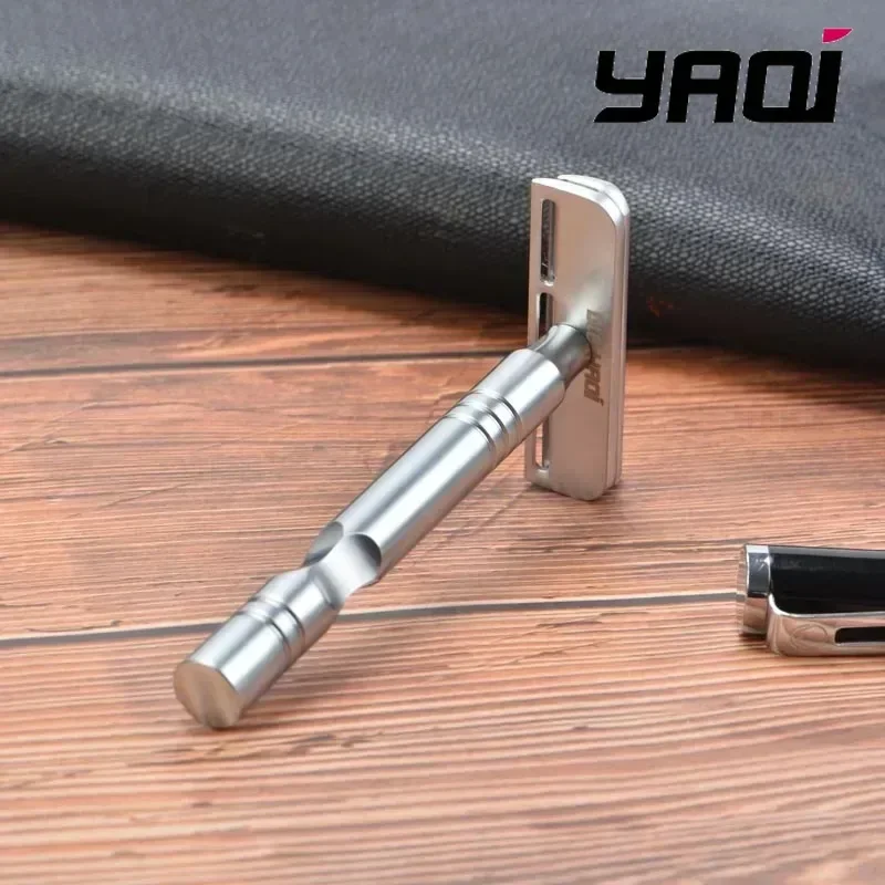 Matte YAQI Beard Shaver Chrome - огляд і ціна Safety Razor Handle