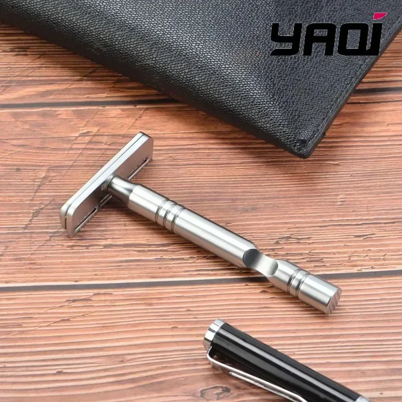 Matte YAQI Beard Shaver Chrome - огляд і ціна Safety Razor Handle