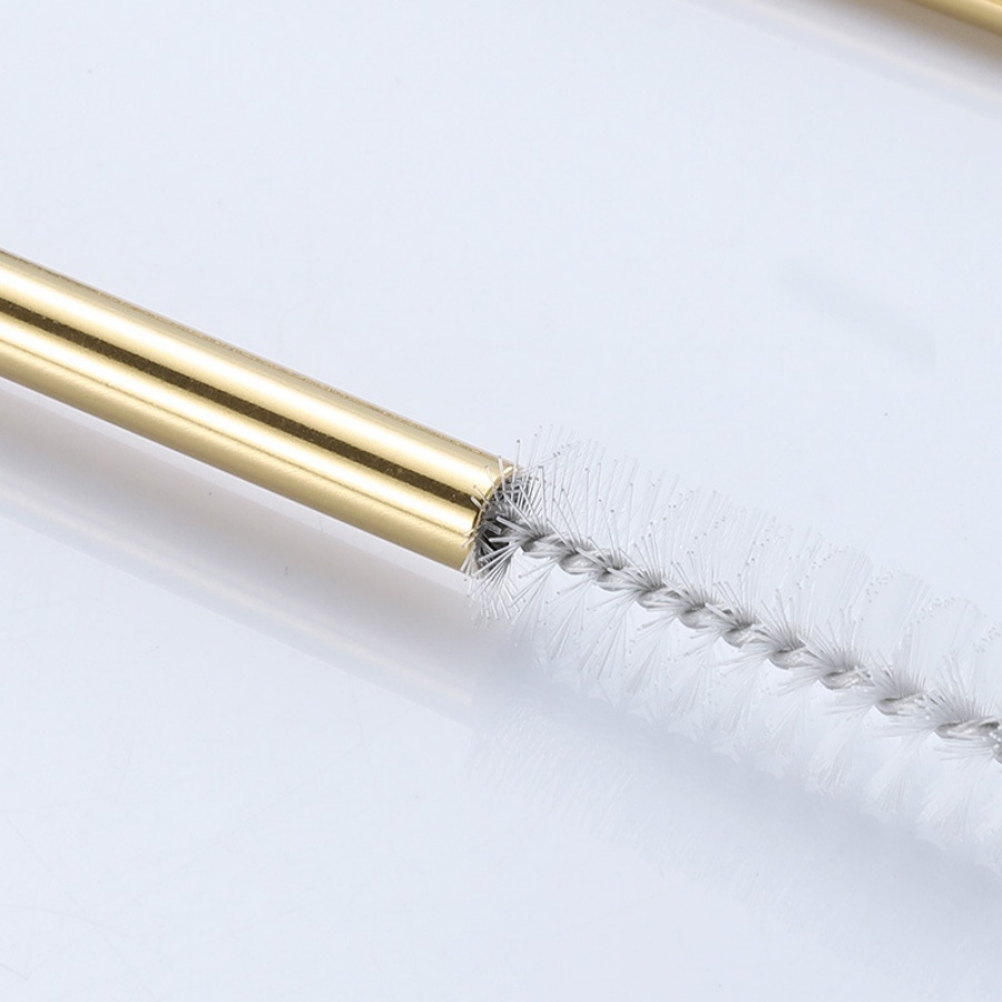 4pcs reusable gold straws milk - огляд і ціна Reusable Straw