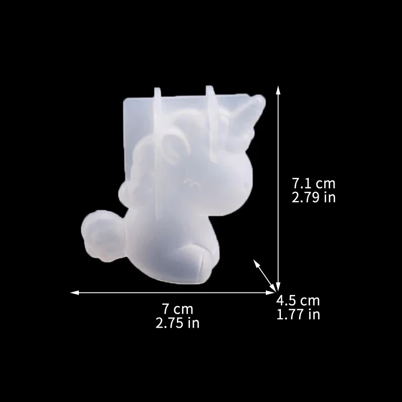 3D Geometric Silicone Unicorn  - огляд і ціна Eco Soap