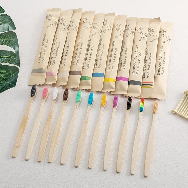 10 Pack Natural Bamboo Toothbr - огляд і ціна Bamboo Toothbrush
