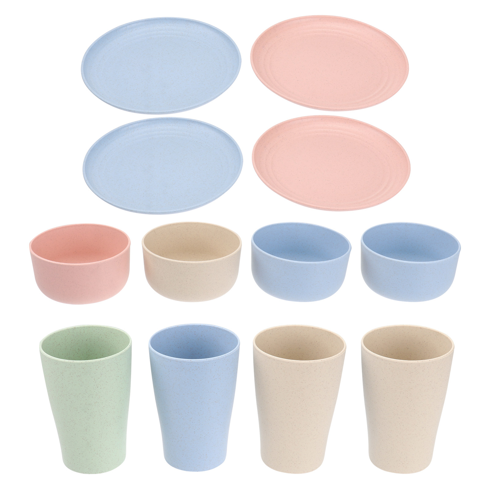 4Sets Premium Wheat Straw Tabl - огляд і ціна Reusable Straw