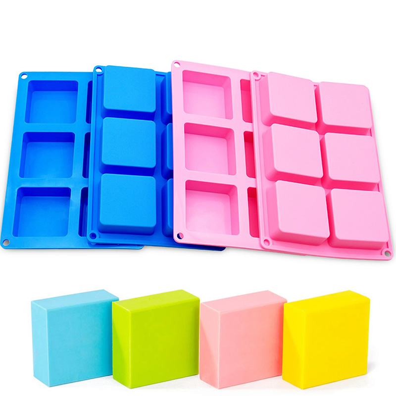 Square Soap Molds 6-Cavity Non - огляд і ціна Eco Soap