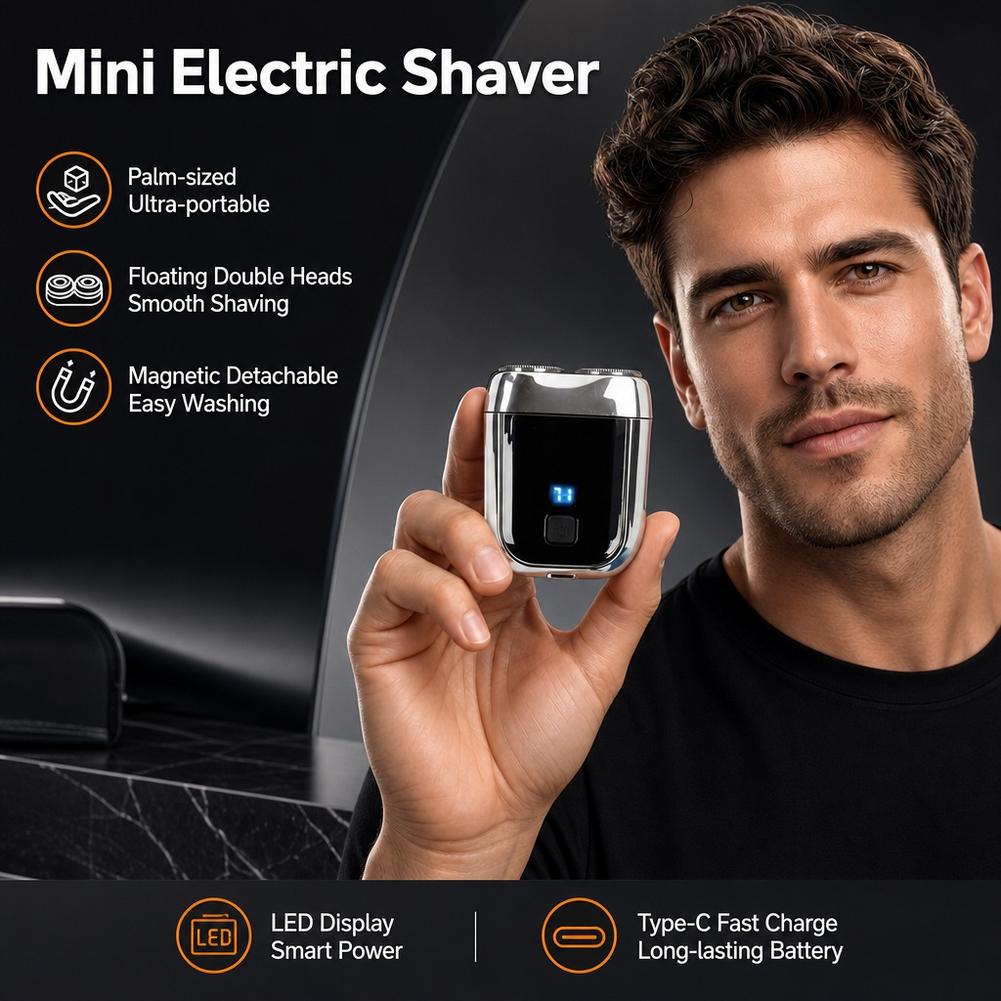Portable Electric Shaver Doubl - огляд і ціна Safety Razor Handle