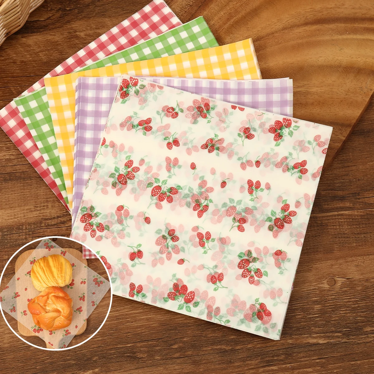 50Pcs Oilproof Wrapping Paper  - огляд і ціна Beeswax Wrap