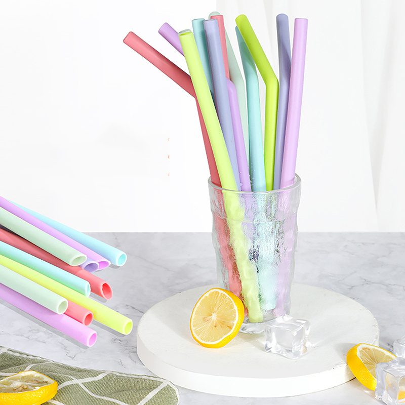 6 Pcs Reusable Food Grade Sili - огляд і ціна Reusable Straw
