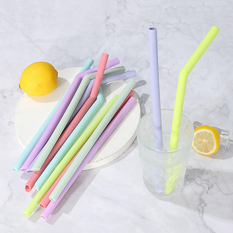 6 Pcs Reusable Food Grade Sili - огляд і ціна Reusable Straw