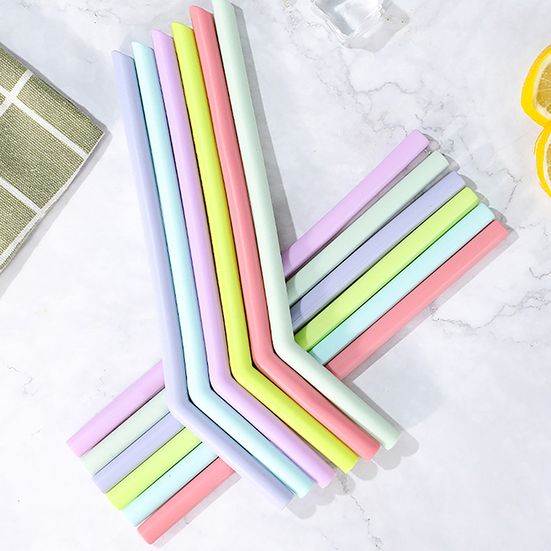 6 Pcs Reusable Food Grade Sili - огляд і ціна Reusable Straw