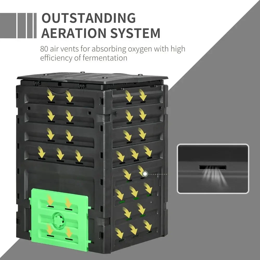 120 Gallon Large Capacity Gard - огляд і ціна Compost Bin