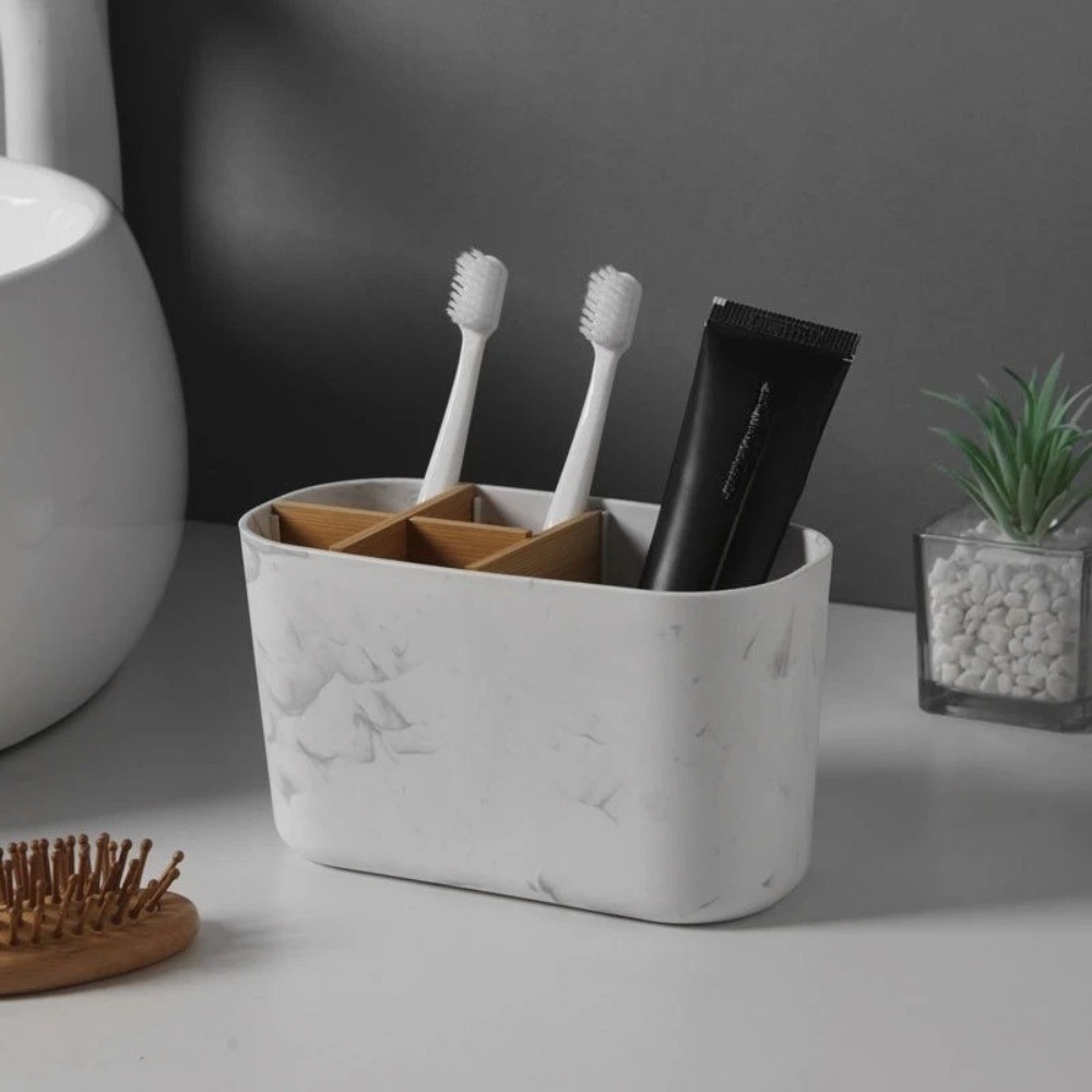 Multi-Slot Toothbrush Holder P - огляд і ціна Bamboo Toothbrush