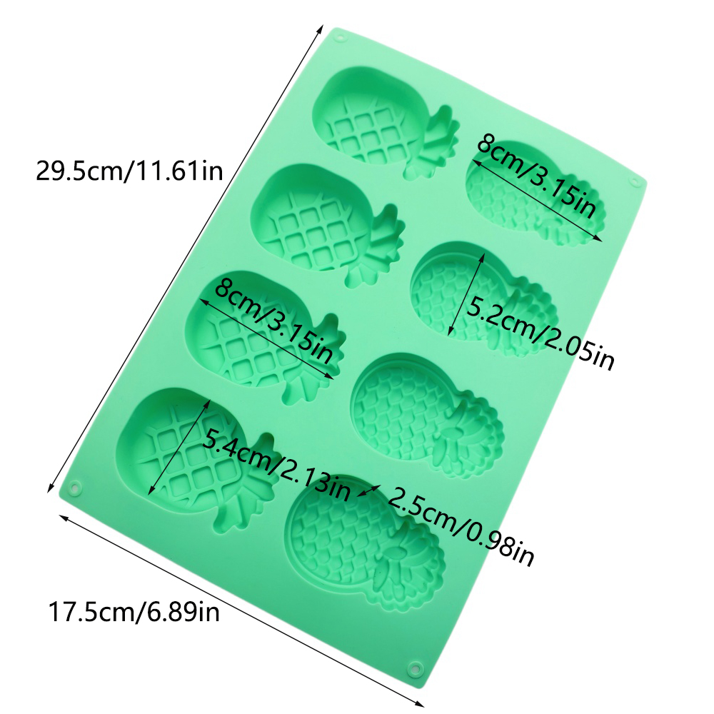 Pineapple Shape Silicone Cake  - огляд і ціна Eco Soap