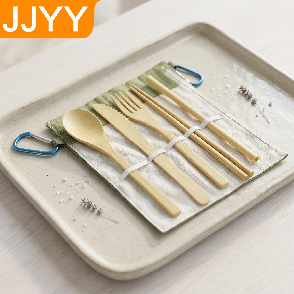 Reusable Bamboo Travel Cutlery - огляд і ціна Bamboo Cutlery