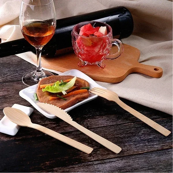 Reusable Bamboo Travel Cutlery - огляд і ціна Bamboo Cutlery
