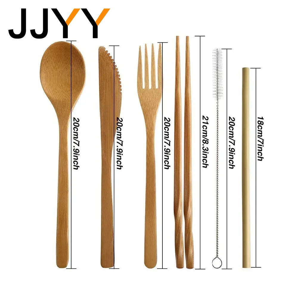 Reusable Bamboo Travel Cutlery - огляд і ціна Bamboo Cutlery