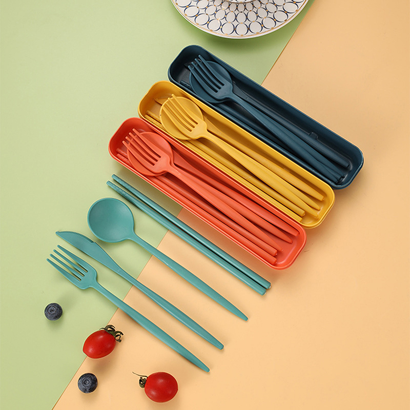 4Pcs/Set Portable Utensils Wit - огляд і ціна Reusable Straw
