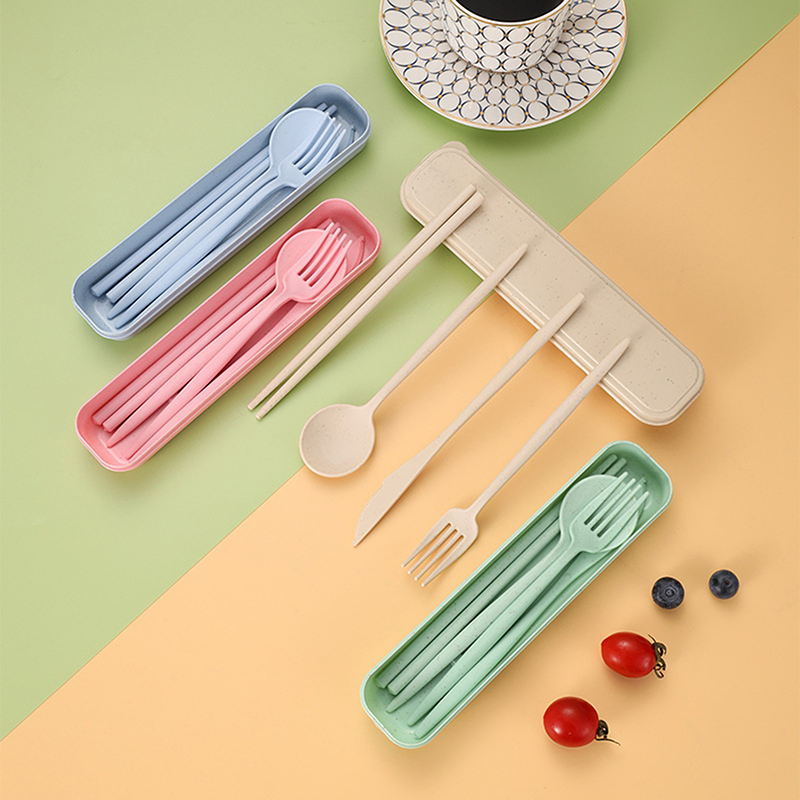 4Pcs/Set Portable Utensils Wit - огляд і ціна Reusable Straw