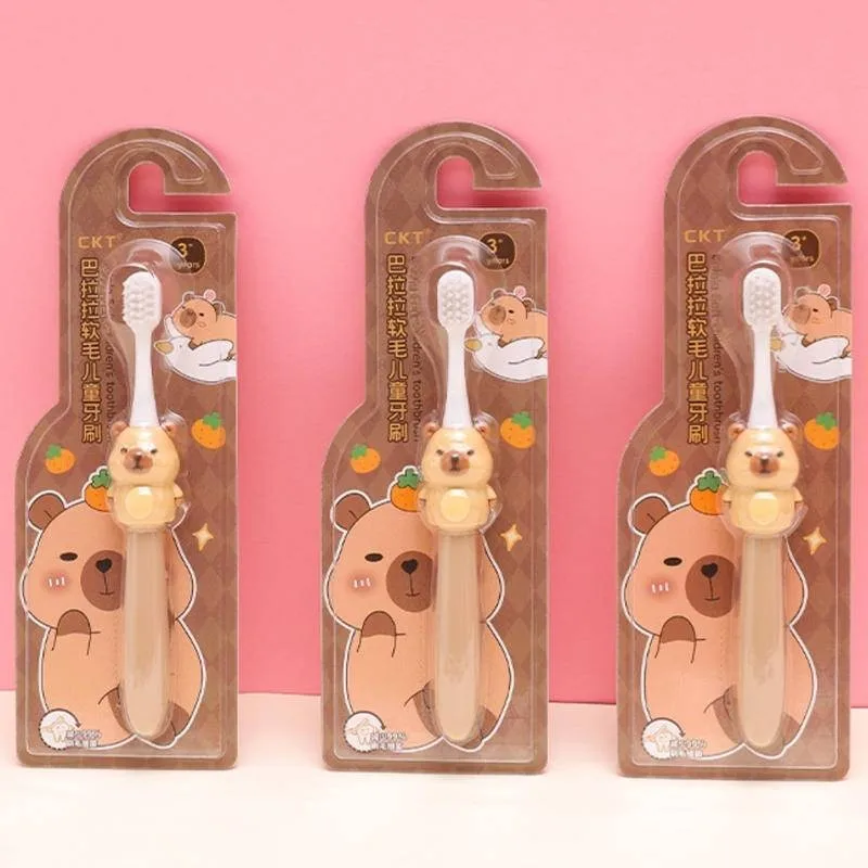 Capybara Baby Toothbrush Cute  - огляд і ціна Bamboo Toothbrush