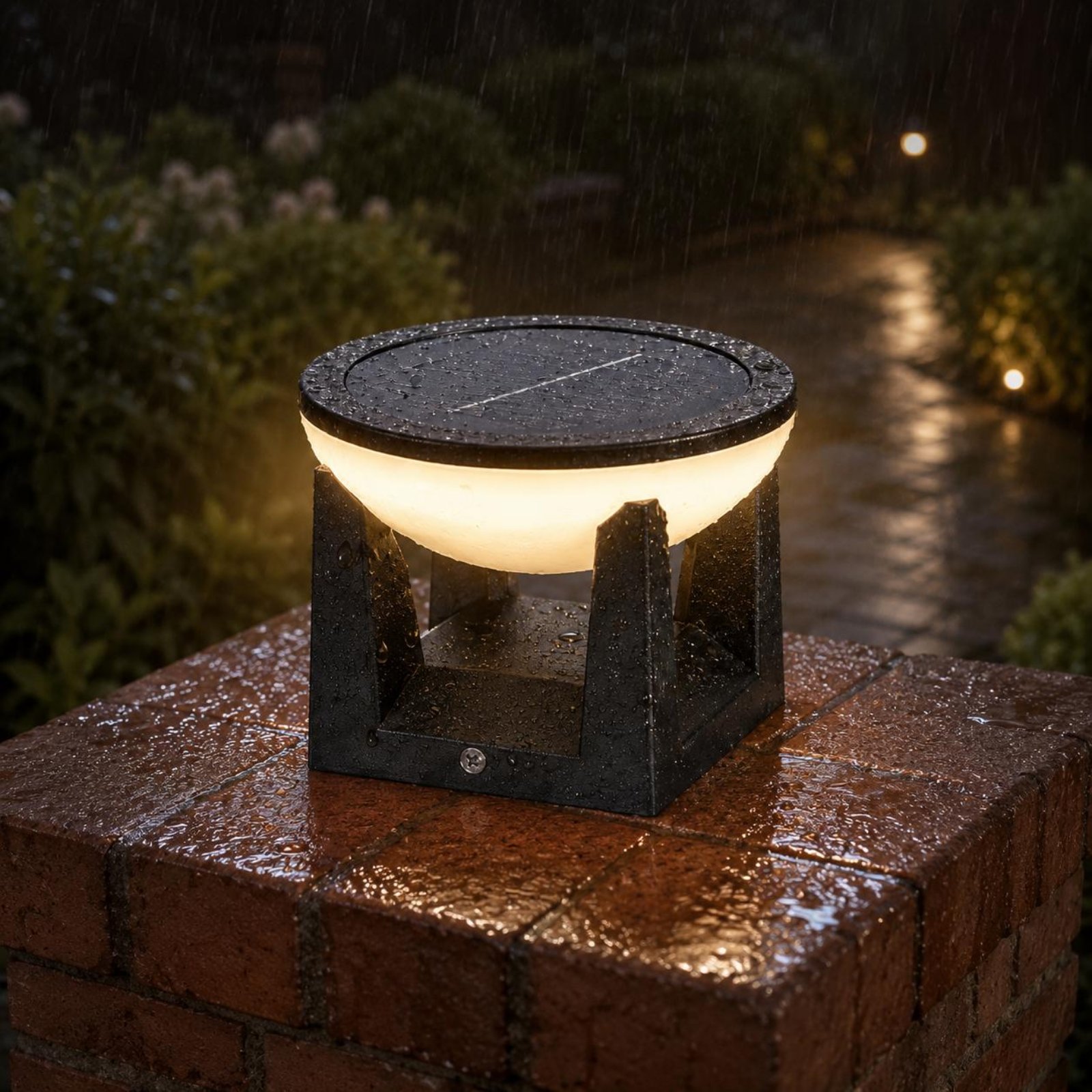 Solar Post Light Easy to Insta - огляд і ціна Solar Garden Light