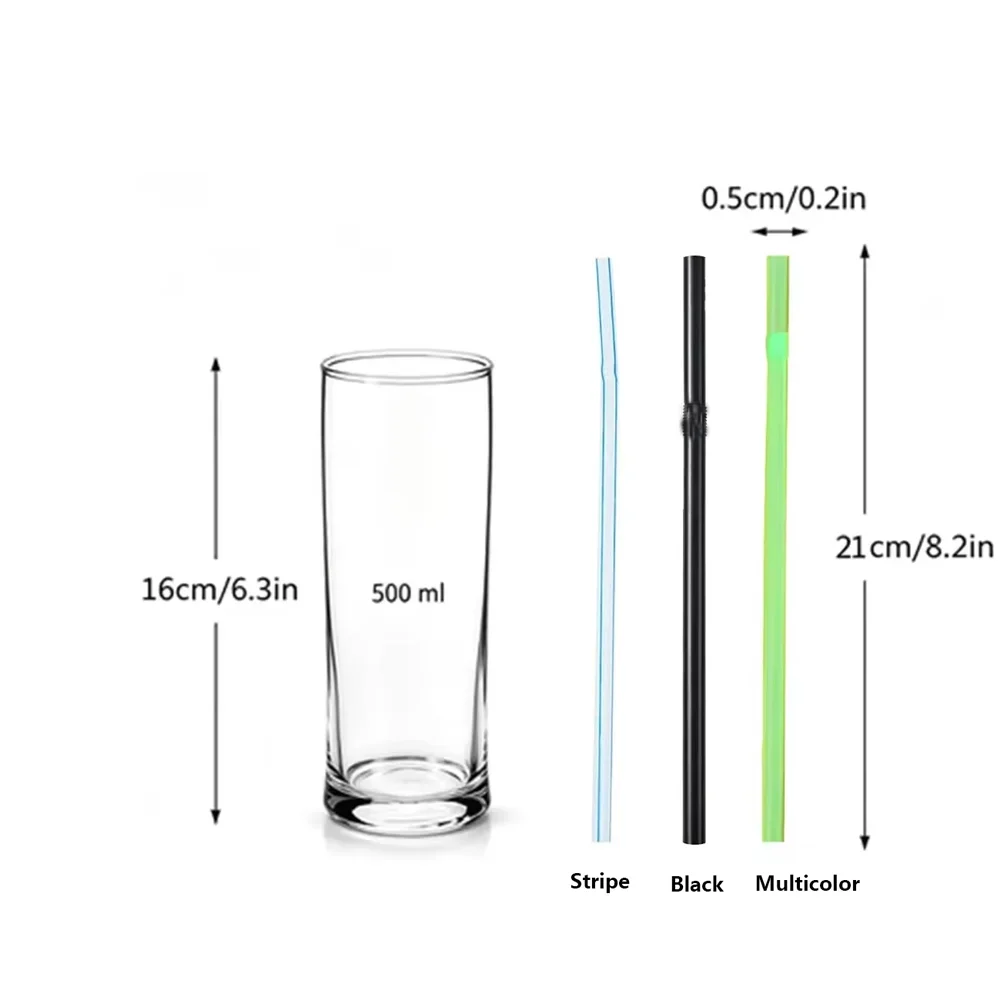 100-3000Pcs Multicolor Straws  - огляд і ціна Reusable Straw