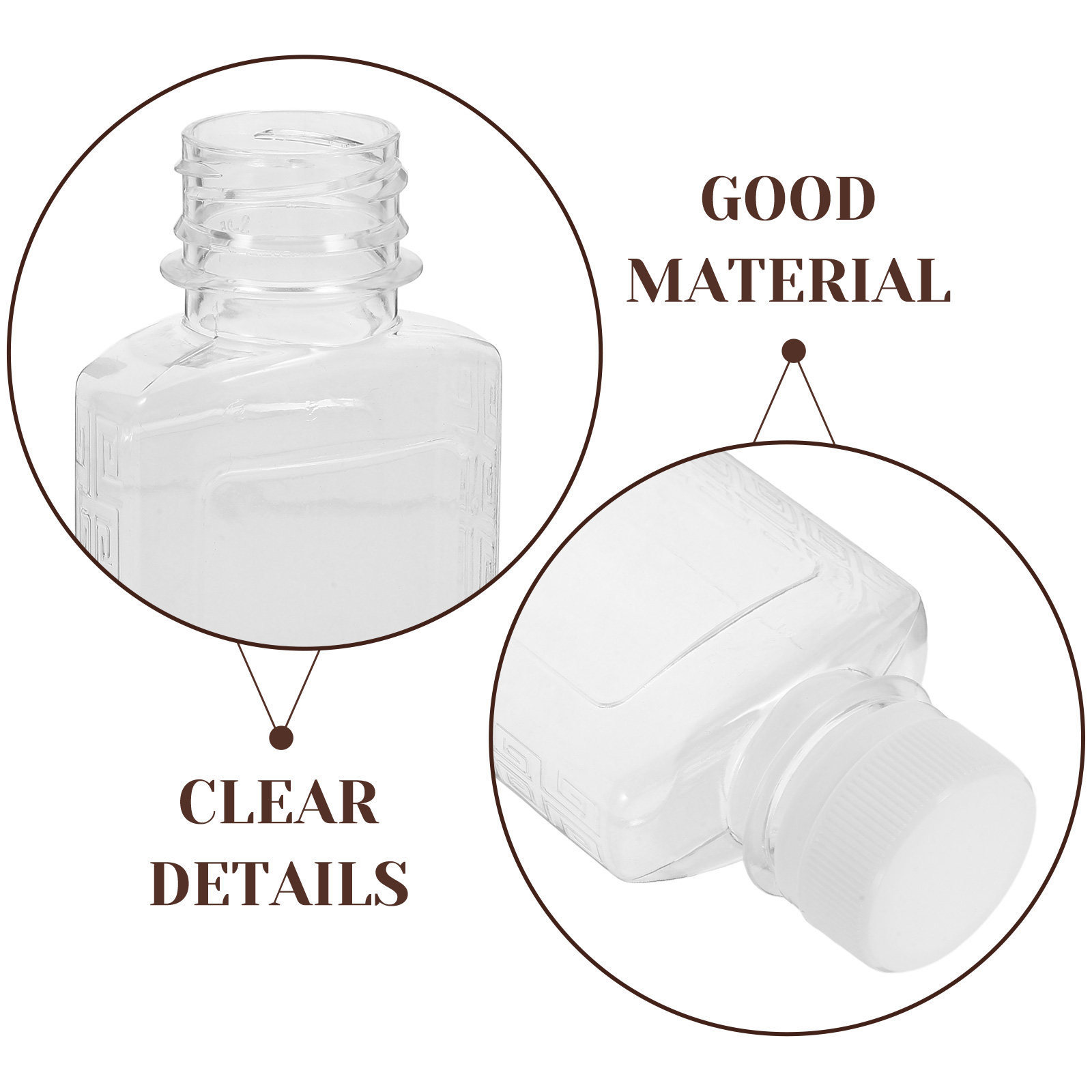 Clear Plastic Drink Bottles 10 - огляд і ціна Reusable Bottle