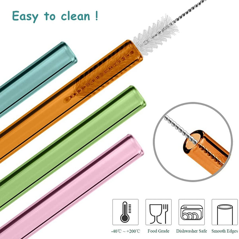 Reusable Glass Straws Eco-frie - огляд і ціна Reusable Straw